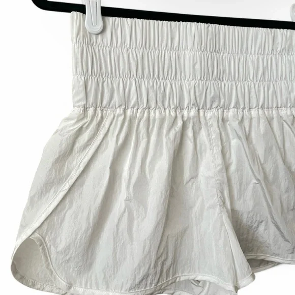 FP Movement Way Home Shorts Athletic Size Medium Optic White Runners Gym - Picture 3 of 13